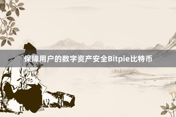 保障用户的数字资产安全Bitpie比特币