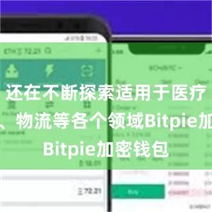 还在不断探索适用于医疗、教育、物流等各个领域Bitpie加密钱包